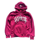 Fongt Worldwide Pink Tracksuit Street Loose Dress Set Hm Hop