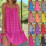 Fongt Summer 2025 New Wish Garden Wind Smashed Flower Sleeveless Sleeves With Vest Dress