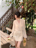 Fongt Xixi 13 Line 2025 Spring And Summer High-Rise Half-Dress Flash Fish Scaly Squint A-Word Ass Short Skirt 85113