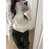 Fongt Temperament Gray High-Waisted Straight Slacks Women Autumn Small Loose Set Thin Legs Drag Trousers