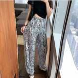 Tie-dye Casual Pants 2022 New Summer Women's Loose Wide-leg Pants Trousers High-waist Straight-leg Pants Joggers