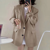 Fongt Spring And Autumn Small Suit Jacket Female Korean Version British Wind Web Celebrity Design Sense West Female Suit Women's Temperament Jacket-Outfit