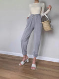 Fongt New Rope Sweatpants Hot Girl Wind Trousers Trousers Women's Clothing