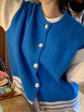 Style Lazy Knitted Sweater Women's Autumn New Loose Casual Sweater Cardigan Jacket-Outfit