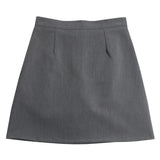 Fongt Color High-Rise Thin Suit Half-Body Skirt Summer Basic Anti-Walking A-Word Ass Short Skirt 8615