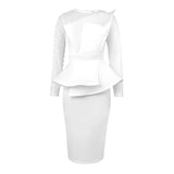 Fongt Designer Cut Piece Splicing Dress Nail Beaded High-Rise Thin Dress Dress Dress Dress Skirt