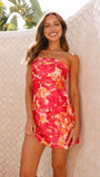 Fongt Sexy Chest-Clothed Floral-Print Dress Dress For Summer 2025