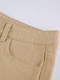 High Waisted Solid Flare Jeans-Outfit