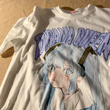 Drama Queen Anime Graphic T-shirt-Outfit