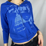Polyester Fiber Printing Street Fashion Hooded Coat Sweatshirt Women's