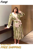 Fleece Nightgown Women Winter Flannel Plus Velvet Warmth Princess Long Sweet Bathrobe Spring Autumn