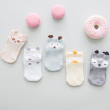 5 Pairs/lot Summer Mesh Socks For Newborns Baby Cute Cartoon Socks For Girls Thin Soft Cotton Boy Child Socks