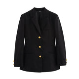 Fongt Long-Sleeved Blazer Top 2025 Spring And Autumn New Woman