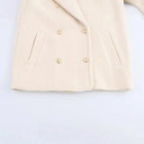 Fongt Women's Clothing 2025 Spring New Beads And Casual Fashion This Half-Hued Coat