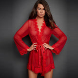 New Sex-Intuvo Ceduction Set Pajamas Home Clothes Net Yarn Lingerie