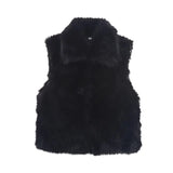 Fongt Women's Dress 2025 New Street Fashion Fur One Vest