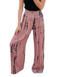 Fongt New Wish Hot Fashion Tight High-Waist Pocket Wide Leg Trousers Casual Pants