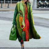 Women's Thick Warm Wool Blends French Style Elegant Long Coats Jackets Overcoats Female Oversized Women Winter