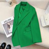Fongt Blazer Women's 2025 New Spring And Autumn Explosion Small High-Level Feeling British Style Suit