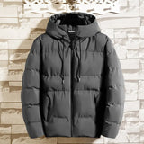 Padded Jacket Men's Autumn and Winter Jackets 2021 New Casual Clothing Plus Size Hooded Thick Warm Parkas Coat