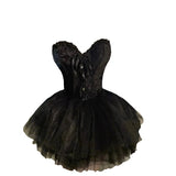 Bunny Angel Halloween Costumes Women V-Neck Camisole Crop Tops Mesh A-Skirt Suit Fairy Cosplay Christmas Party Dress Set-Outfit