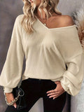 Fongt 2025 Autumn/Winter T-Shirt Blouse Casual Fashion Elegant And Comfortable Knitwear