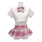 Night Vows Big-Size Fat Sister Sex Lingerie Sexy Split Student JK Uniform Studded Dress