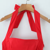 Fongt Homemade New Women's Classic Fashion Fashion Oceanic Hanging Neck Punk Punk