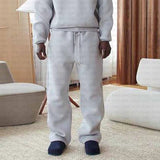 Fongt Simple Couple Fashion Hoodie Sweatshirt Solid Color 2207 Coat 2207-1 Trousers