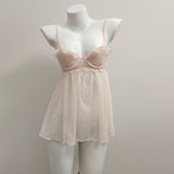 Fongt Sexy Lace Lace Sling Aja Girls Summer Thin Mesh With Thoracic Mat Home Pyjamas Women Spring And Autumn