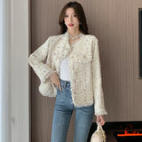 Fongt Wave Dot Small Fragrant Coat Trend Fashion Short-Term Jacket