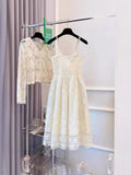Fongt Wind Hollow Tuxlei Slings Long Skirts Slingsed Dress Beach Fairy Dress