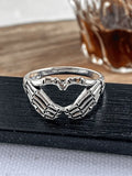 Skull Heart Pattern Ring-Outfit
