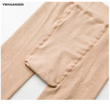 3-12 Yrs Fleece Lining Girls Tights Thick Warm Children's Pants Gilrs In Autumn Winter High Elastic Kids