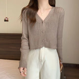 Fongt Ice Silk Cardigan Women's Summer Thin Short Shawl Shawl Shawl Coat Sunscreen Jacket Shoulderless Sleeveless