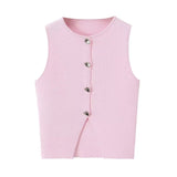 2024 New Street Style Simple And Slim Short Knitted Vest 5536027-Outfit