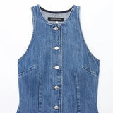 Fongt Homemade New Women's Fashion Stylish Denim Mini Dress 6147/092