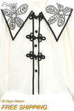 Women Lace Embroidery Long Sleeve Single Breasted Blouse Peter Pan Collar Solid Female Loose Casual Tops 2023 Autumn