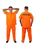 Fongt Adult Prison Clothes Inmate Costumes For Masquerade Children's Orange Prison Clothes Inmate