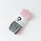 Double Needle Patchwork Cotton Leggings for Girls Spring Autumn Leggings for Children Fashionable Legging