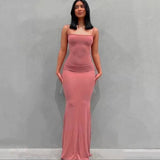 Fongt Suspension Dress Women's Dresses 2025 Summer New Sexy Hottie Skinny Fishtails