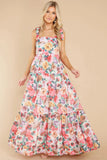 Fongt Summer New Women's Temperament Elegant One Word Collar Flower Halter Dress D2428-Outfit