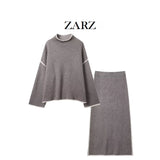 Fongt Homemade New Women's Dress Clamming Side Knitted Dress