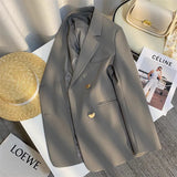 Fongt 2025 New Grey High-End British Style Suitcase Lady French Style Fashion Small Suit