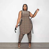 Piece Women Set Dashiki African Clothes 2022 Spring Summer New Fashion Sleeveless Top And Pants Suit Party Lady Matching