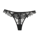 Fongt Triangle Hollow Lace Side Thong Lady Water Drill Hanging Cotton Crotch Trousers Tpants