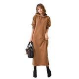 Fongt 2025 Autumn And Winter New Fashion Temperament Loose Display Lanky Long Sleeve Dress Woman