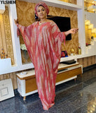 African Print Dresses for Women Plus Size Dashiki Boubou African Clothes Abaya Dubai Muslim Dress Robe Africaine Femme