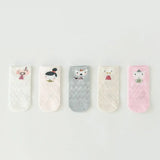 5 Pairs/lot Summer Mesh Socks For Newborns Baby Cute Cartoon Socks For Girls Thin Soft Cotton Boy Child Socks