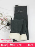 Winter Warm Leggings Women Cotton Thermal Velvet High Waisted Leggins for Women Lamb Wool Thickening Warm Black